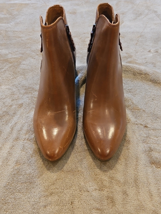 Frye Shoes - Frye Women’s Brown Leather Pointed Toe Ankle Boots